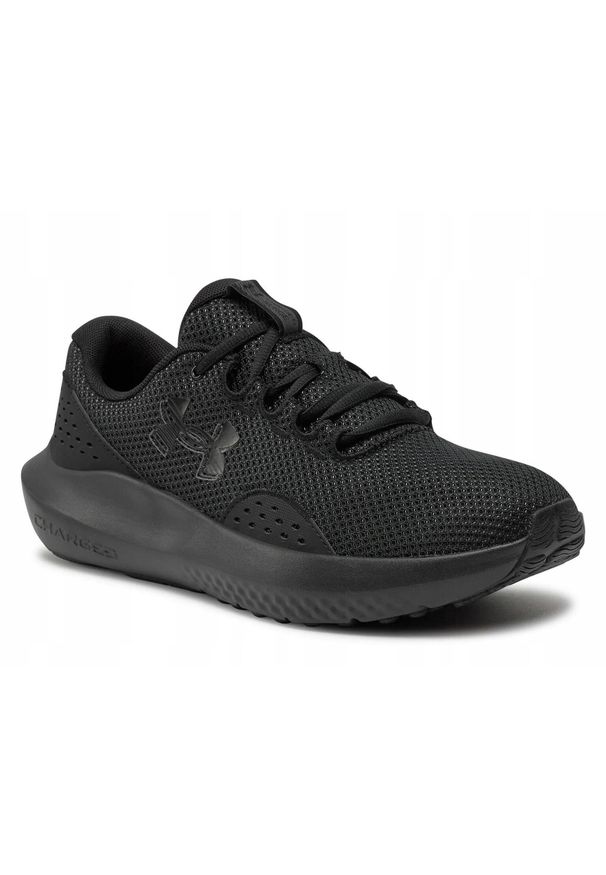 Under Armour - Buty do biegania męskie UNDER ARMOUR CHARGED SURGE siateczka. Kolor: brązowy, zielony, wielokolorowy. Sport: bieganie