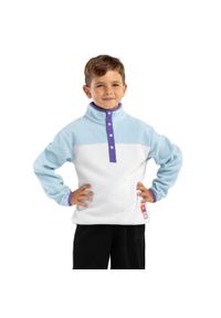 SIROKO - Bluza z grubego polaru snowboardowa dziecięca Charm. Kolor: niebieski, biały, wielokolorowy. Materiał: polar. Sezon: zima. Sport: snowboard