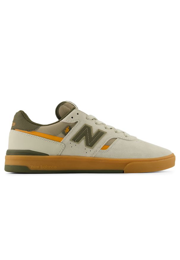 Buty męskie New Balance Numeric UN306CBM – zielone. Kolor: zielony. Materiał: guma, zamsz. Szerokość cholewki: normalna
