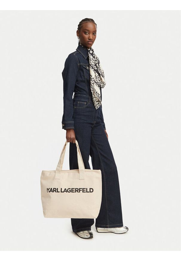 Karl Lagerfeld - KARL LAGERFELD Torebka B2W50099 Kremowy. Kolor: kremowy