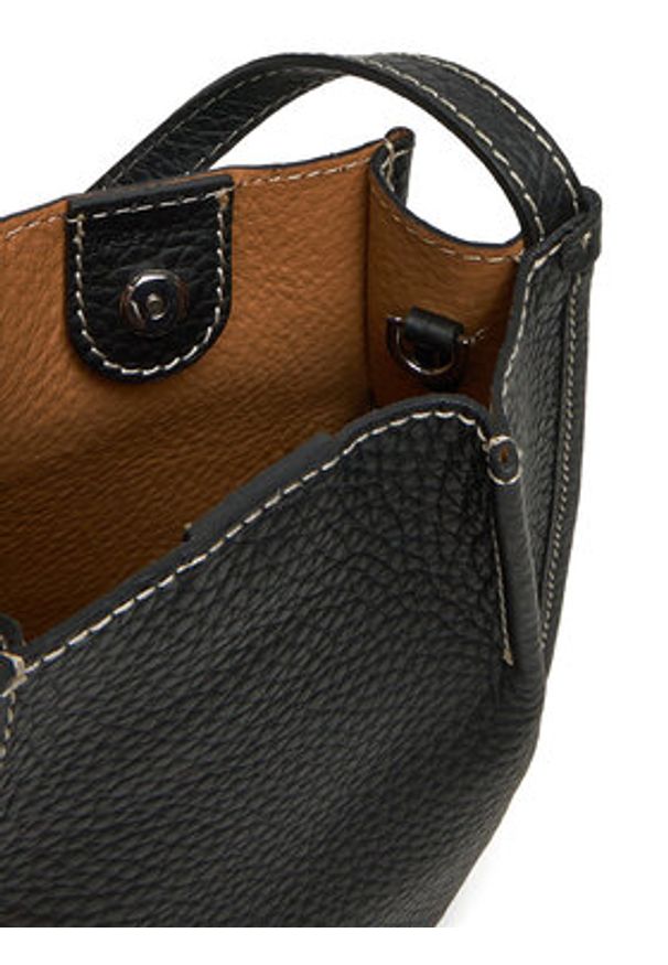 Gianni Chiarini Torebka Dory BS 11635 RNGDBL-NAETN Czarny. Kolor: czarny. Materiał: skórzane