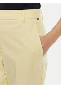 TOMMY HILFIGER - Tommy Hilfiger Chinosy WW0WW40504 Żółty Straight Fit. Kolor: żółty. Materiał: bawełna #4