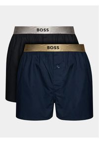 BOSS - Komplet 2 par bokserek Boss. Kolor: czarny