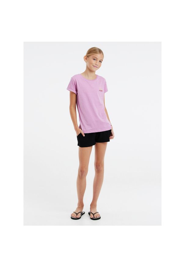 Koszulka dziewczęca Protest PRTZIZO JR t-shirt. Kolor: różowy. Sport: turystyka piesza