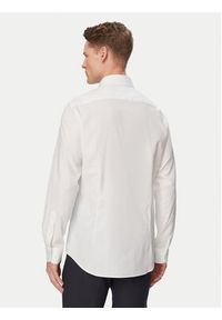 TOMMY HILFIGER - Tommy Hilfiger Koszula MW0MW38658 Biały Slim Fit. Kolor: biały. Materiał: bawełna #5