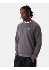 Adidas - adidas Bluza Trefoil Essentials JW3598 Szary Regular Fit. Kolor: szary. Materiał: bawełna #1