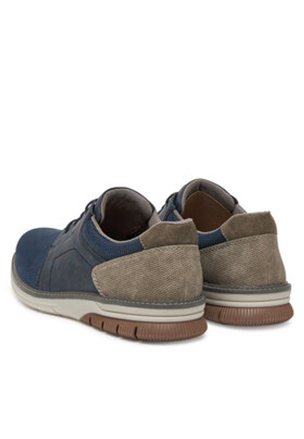 Rieker Półbuty 14459-14 Granatowy. Kolor: niebieski. Materiał: materiał