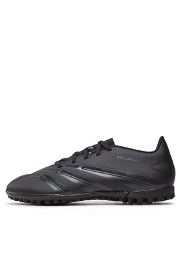 Adidas - adidas Buty do piłki nożnej Predator 24 Club Turf Boots IG5458 Czarny. Kolor: czarny. Materiał: skóra