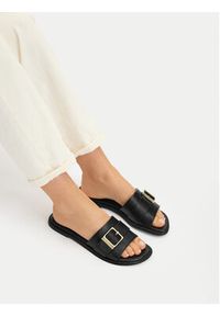 U.S. Polo Assn. Klapki EO-TEMPE001W/6L1 Czarny. Kolor: czarny. Materiał: skóra #5