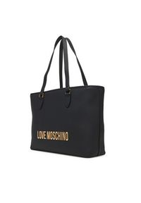 Love Moschino - LOVE MOSCHINO Torebka JC4190PP0NKD0000 Czarny. Kolor: czarny. Materiał: skórzane #4