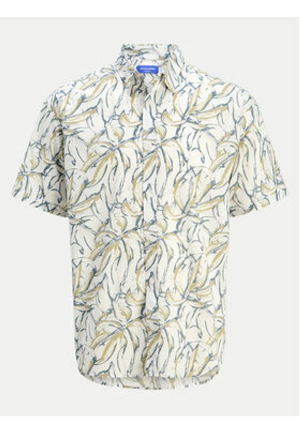 Jack & Jones - Jack&Jones Koszula Joshua 12271089 Écru Wide Fit. Materiał: bawełna