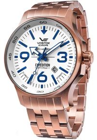 Zegarek męski Vostok Europe YN55-595B641B różowe złoto. Kolor: złoty, wielokolorowy, różowy #1