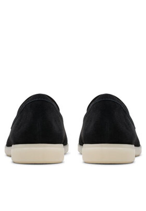 Clarks Mokasyny Narini Edge 26181450 Czarny. Kolor: czarny. Materiał: zamsz, skóra