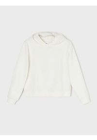 Sinsay - Bluza z kapturem i kieszenią - kremowy. Typ kołnierza: kaptur. Kolor: kremowy #1