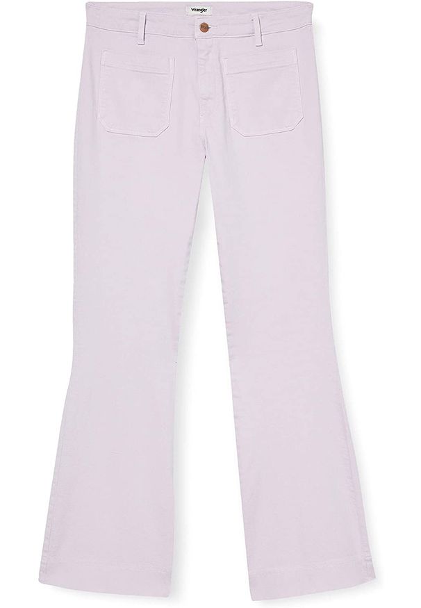 Wrangler - SPODNIE DAMSKIE WRANGLER FLARE LAVENDER HAZE W233MHP14 112127853