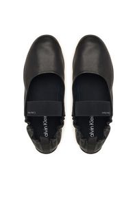 Calvin Klein Baleriny Ballet Sneaker Mj Lth HW0HW03308 Czarny. Kolor: czarny. Materiał: skóra #2