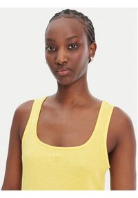 Liu Jo Sport Top TA6173 J3845 Żółty Regular Fit. Kolor: żółty. Materiał: wiskoza. Styl: sportowy #5