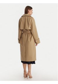 MICHAEL Michael Kors Trencz MR620FLKQH Beżowy Oversize. Kolor: beżowy. Materiał: bawełna #3