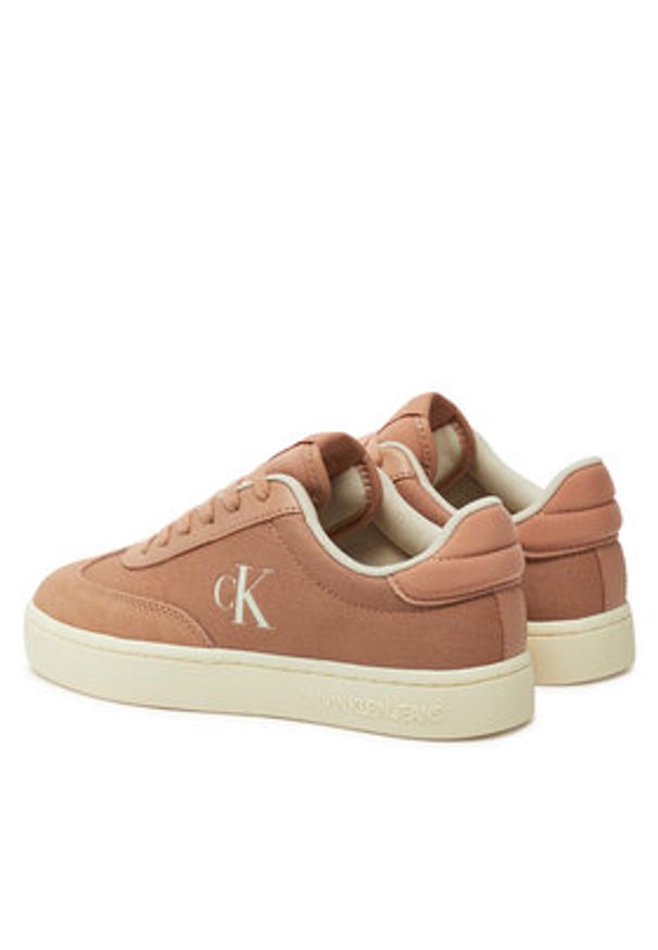 Calvin Klein Jeans Sneakersy Classic Cupsole Low Mix Mg Wn YW0YW01636 Różowy. Kolor: różowy. Materiał: materiał