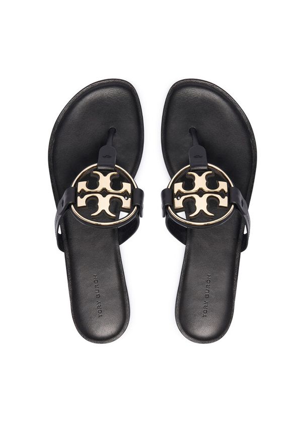Japonki Tory Burch. Kolor: czarny