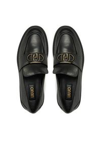 Liu Jo Loafersy SA5047 P0102 Czarny. Kolor: czarny. Materiał: skóra
