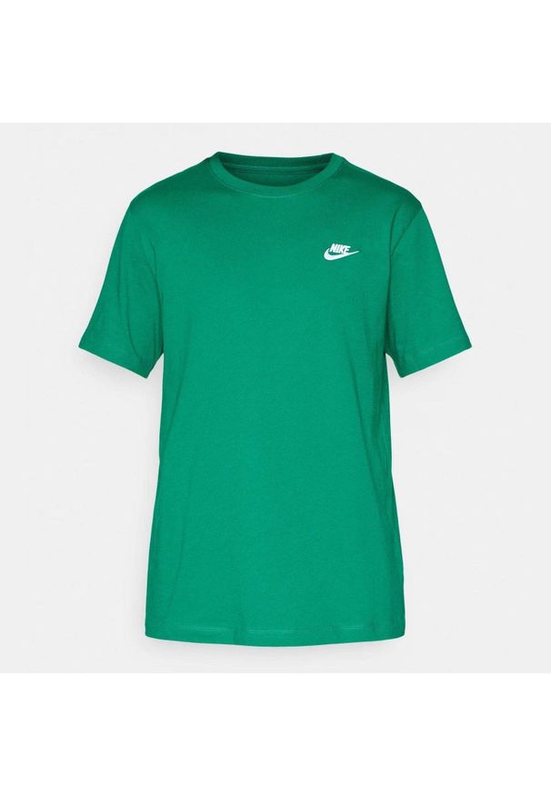 Koszulka Nike Sportswear Club 100 zielona. Kolor: zielony. Sport: skateboard
