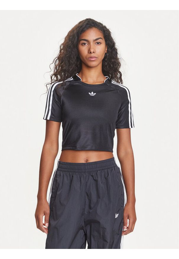 Adidas - adidas T-Shirt adicolor Teamgeist Baby JD0268 Czarny Slim Fit. Kolor: czarny. Materiał: syntetyk