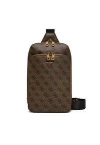 Guess Saszetka HMMILO P5226 Brązowy. Kolor: brązowy. Materiał: skóra #4