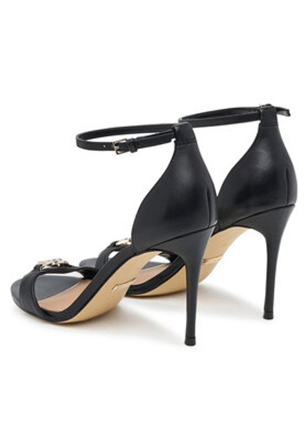 Guess Sandały FLTKAB LEA03 Czarny. Kolor: czarny. Materiał: skóra