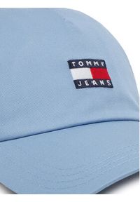 Tommy Jeans Czapka z daszkiem Heritage Core 5 Panel AW0AW16991 Błękitny. Kolor: niebieski. Materiał: bawełna, materiał
