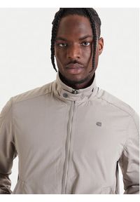 G-Star RAW - G-Star Raw Kurtka bomber D28330-E348 Beżowy Regular Fit. Kolor: beżowy. Materiał: bawełna #4