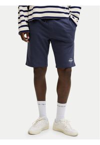 Jack & Jones Szorty sportowe Gordon Brandon 12292136 Granatowy Regular Fit. Kolor: niebieski. Materiał: bawełna. Styl: sportowy #1