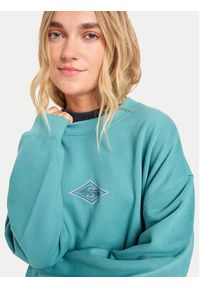 Quiksilver Bluza EQWFT03188 Niebieski Oversize. Kolor: niebieski. Materiał: bawełna #2