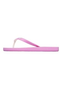 Roxy - Klapki dla Dziewczynki TAHITI Różowy. Kolor: różowy. Materiał: syntetyk. Wzór: paski