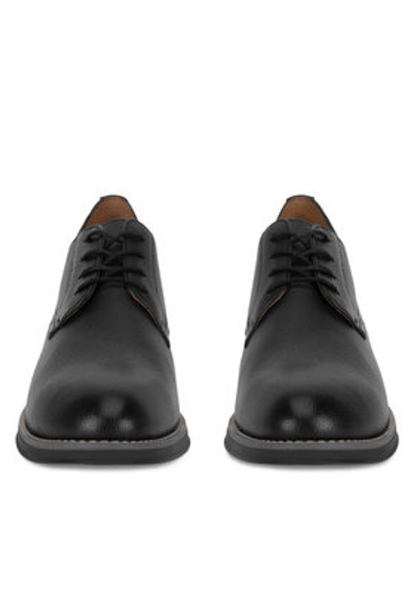 Gino Rossi Półbuty VITALE-01 MI08 Czarny. Kolor: czarny. Materiał: skóra