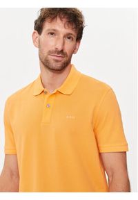 BOSS Polo Pallas 50468301 Żółty Regular Fit. Typ kołnierza: polo. Kolor: żółty. Materiał: bawełna #4