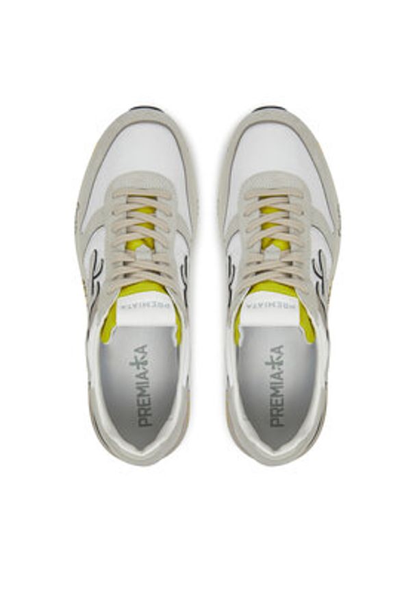 Premiata Sneakersy Mick Var 7212 Écru. Materiał: materiał