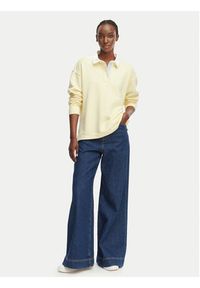 GANT - Gant Bluza 4201436 Żółty Regular Fit. Kolor: żółty. Materiał: bawełna #5