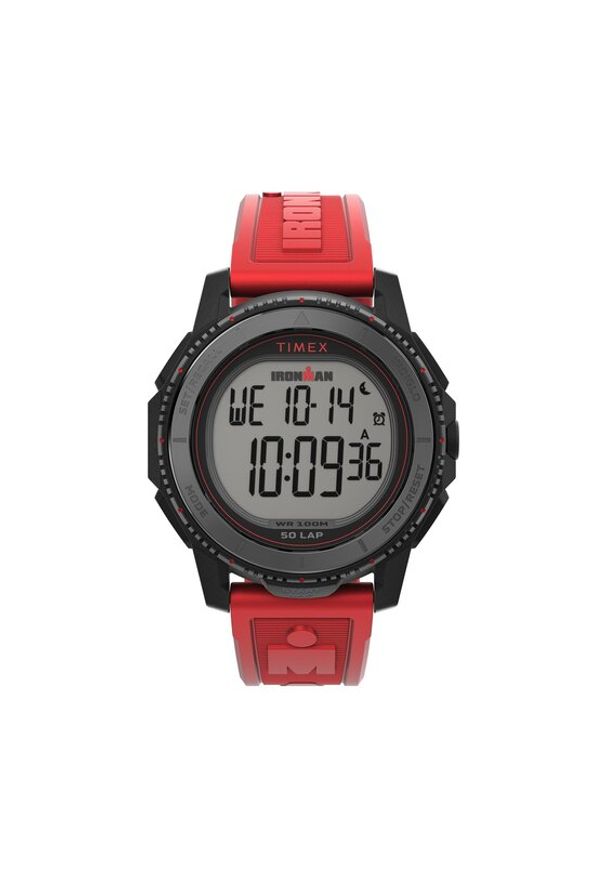 Timex Zegarek Ironman Digital Adrenaline TW5M57900 Czerwony. Kolor: czerwony