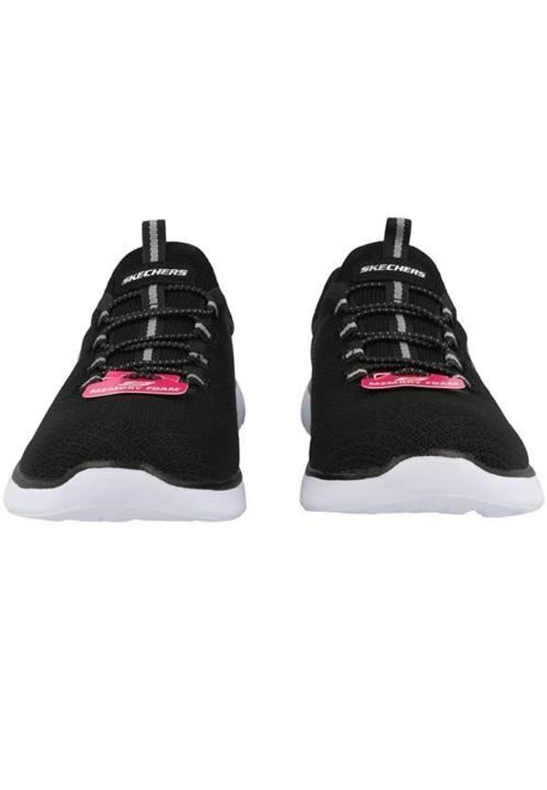 skechers - Buty do biegania damskie Skechers Sneaker Summits. Zapięcie: sznurówki. Kolor: czarny. Materiał: syntetyk, tkanina, materiał. Szerokość cholewki: normalna