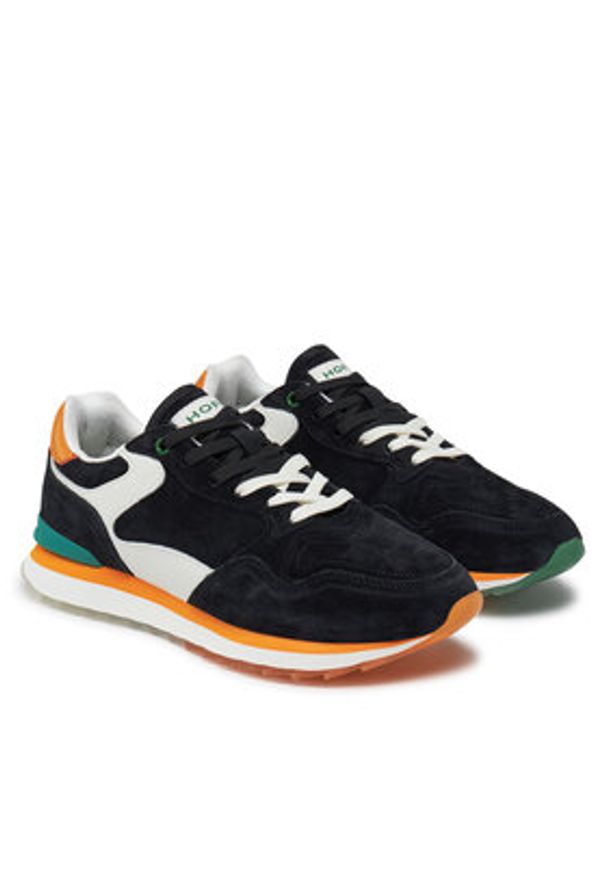 HOFF Sneakersy Nigreos 22402025 Czarny. Kolor: czarny. Materiał: skóra