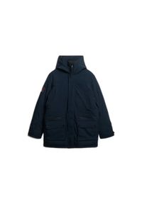 Parka Superdry City. Kolor: niebieski. Sezon: zima #1