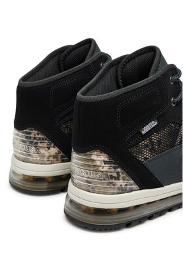 DC Shoes Sneakersy Versatile Hi Wr ADYB100019-GKT Czarny. Kolor: czarny. Materiał: skóra