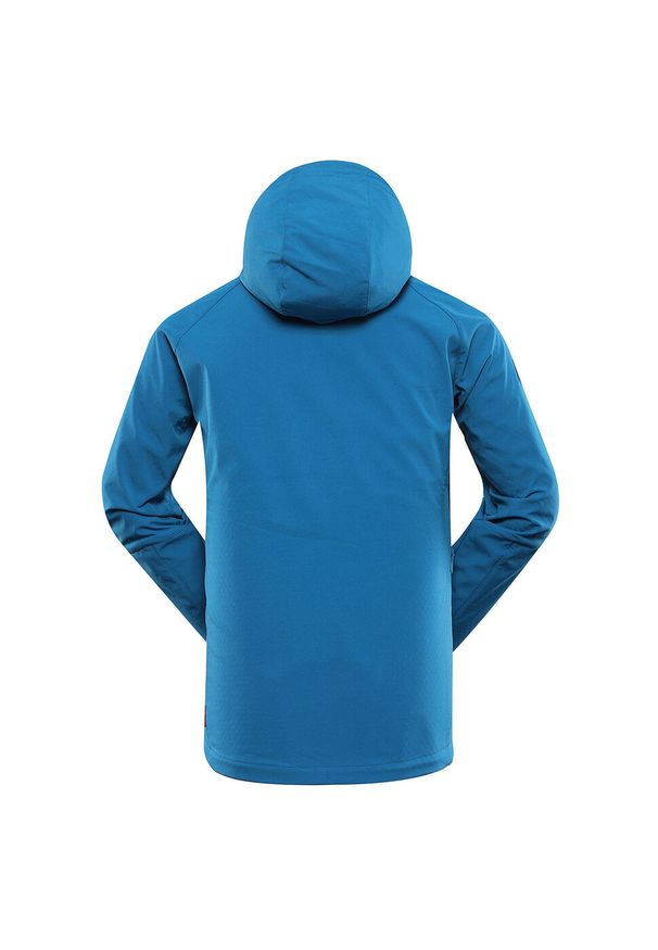 ALPINE PRO - Kurtka softshell męska Alpine Pro Hoor. Kolor: niebieski. Materiał: softshell. Sport: wspinaczka