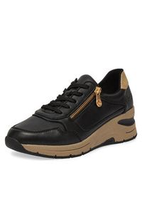 Rieker Sneakersy N9301-00 Czarny. Kolor: czarny. Materiał: skóra #6