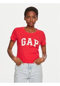 GAP - Gap T-Shirt 417797-01 Czerwony Regular Fit. Kolor: czerwony. Materiał: bawełna #1