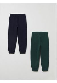 OVS Spodnie dresowe 1842745 Zielony Regular Fit. Kolor: zielony. Materiał: bawełna