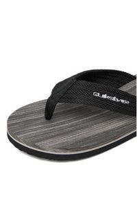 Quiksilver Japonki 877075A Czarny. Kolor: czarny. Materiał: materiał