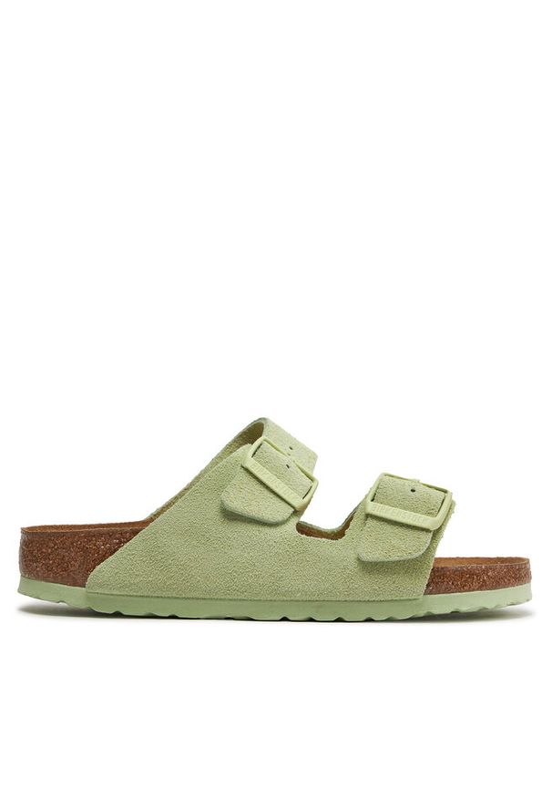 Klapki Birkenstock. Kolor: zielony