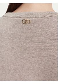 Liu Jo Sport Sweter TF6094 MS49I Szary Regular Fit. Kolor: szary. Materiał: wiskoza. Styl: sportowy #2